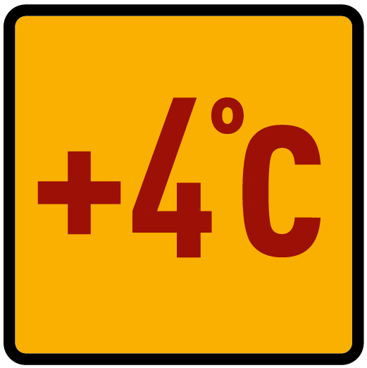 +4ºC'de çözdürünüz.