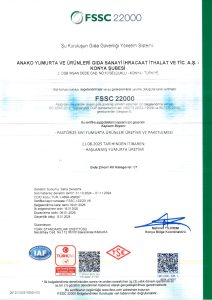 TSE FSSC 22000 (Pastörize Sıvı Yumurta)